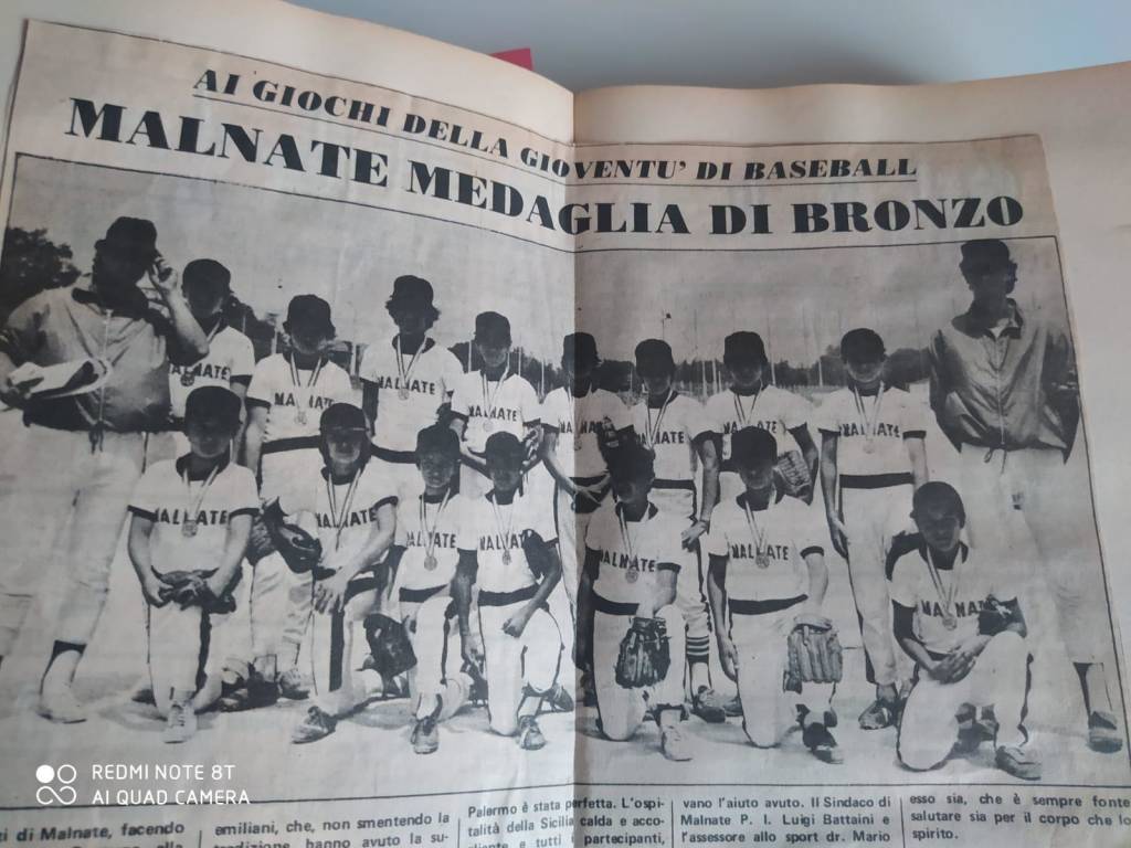 I Patrini, il baseball e Malnate