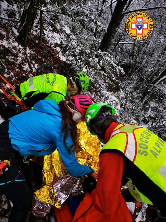 Esercitazione Cnsas sulla neve