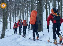 Esercitazione Cnsas sulla neve