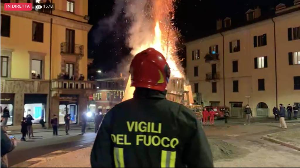 Falò di Sant'Antonio 2021 in diretta streaming 