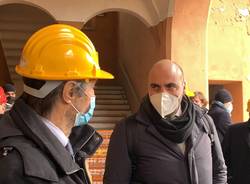 Fontana in visita al cantiere dell'ex caserma Garibaldi