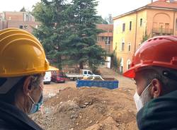 Fontana in visita al cantiere dell'ex caserma Garibaldi