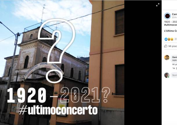 ultimo concerto