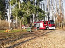 incendio parco altomilanese