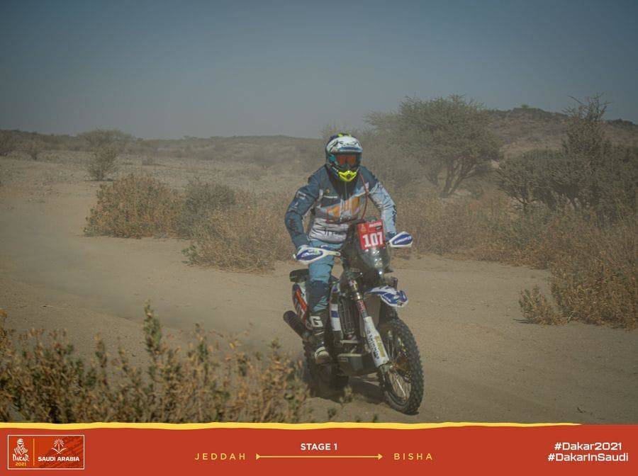 Gianni Stigliano alla Dakar 2021