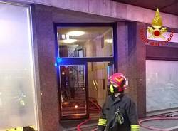 Incendio nel centro di Varese