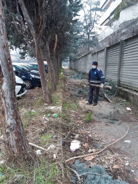 Lavori di manutenzione al parcheggio dell'ex Dopolavoro Tosi a Legnano