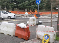 Lavori di riqualificazione al piazzale della stazione di Parabiago