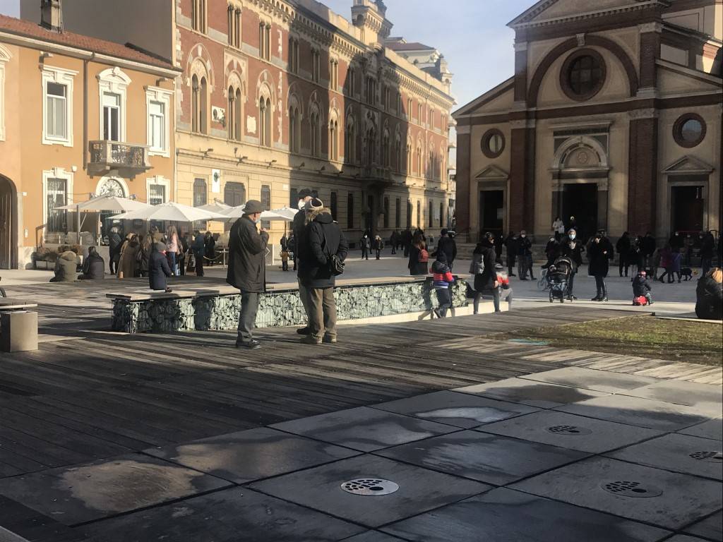 Legnano arancione, ma che bella giornata