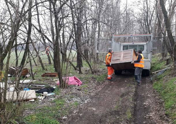 Pulizia al Parco del Roccolo