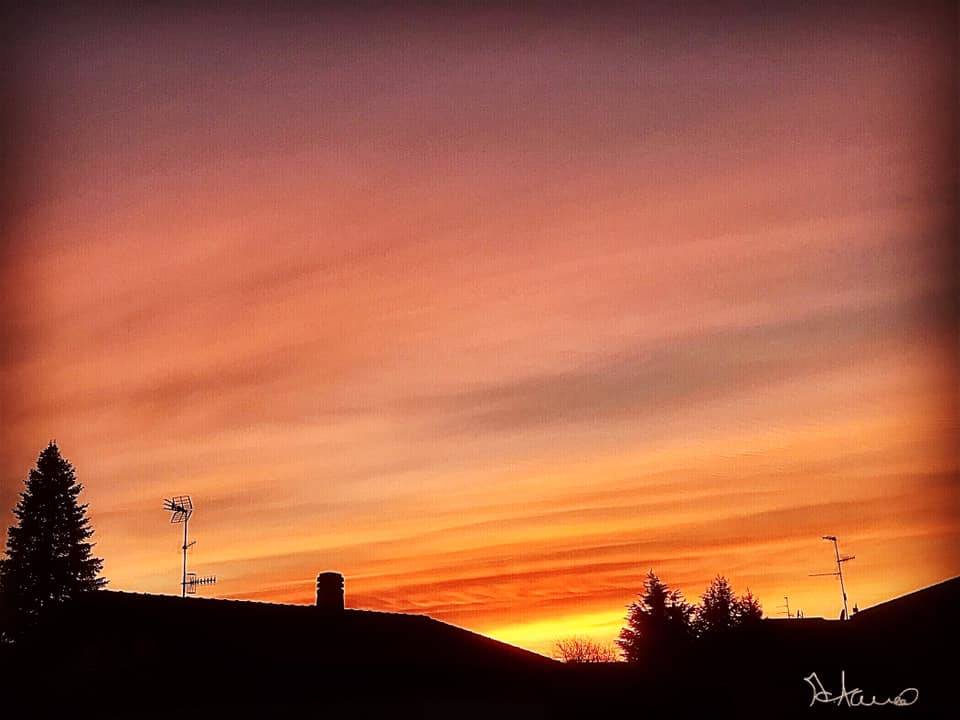 tramonto sul varesotto