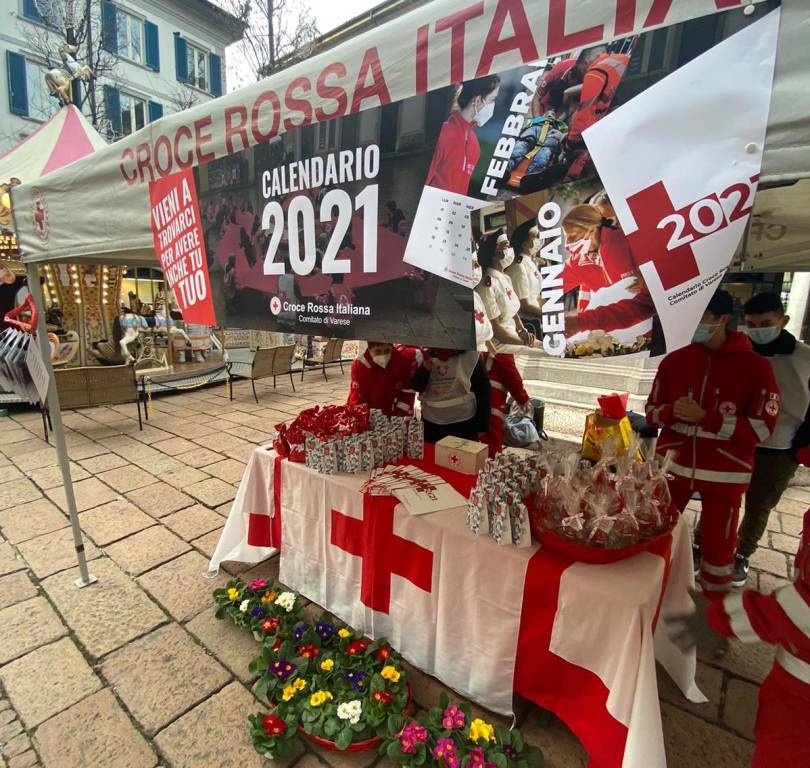Varese, Croce Rossa in piazza per la prima volta nel 2021