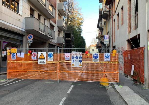 Via del Cairo “impacchettata” per i lavori di riqualificazione