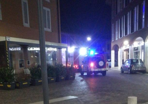 Vigili del fuoco legnano piazza Matteotti 11 gennaio