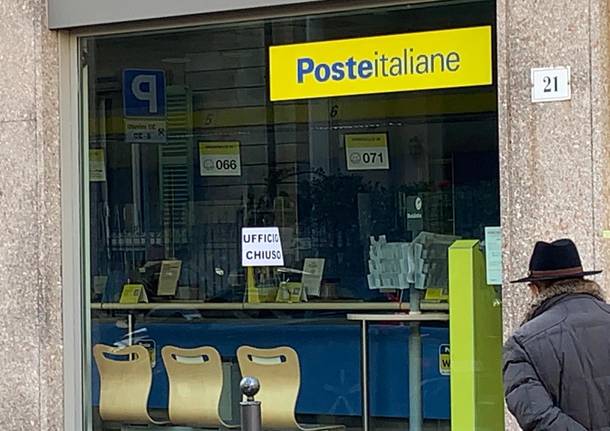 Allarme bomba alle Poste di Varese