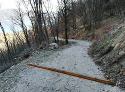 baveno - lavori strada del Monte Camoscio