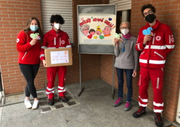 Cuori di carta Croce rossa di Legnano