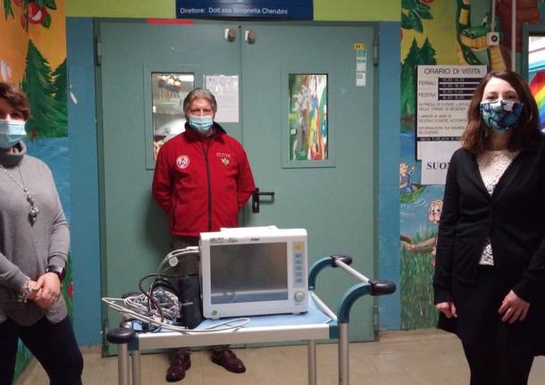 donazioni alla pediatria di Busto