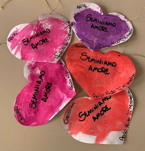 I cuoricini dei bambini per San Valentino