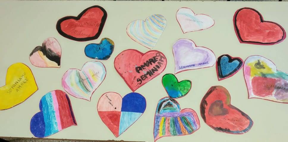 I cuoricini dei bambini per San Valentino