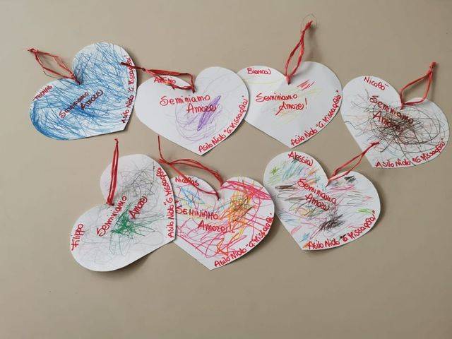 I cuoricini dei bambini per San Valentino