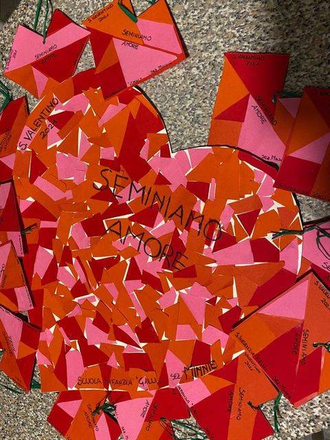 I cuoricini dei bambini per San Valentino