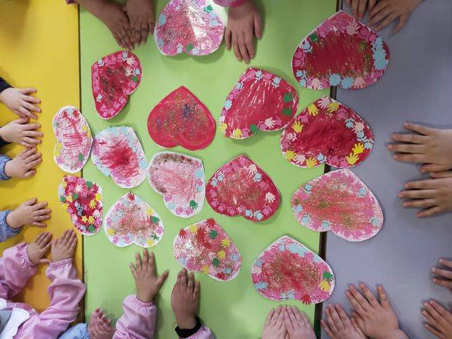 I cuoricini dei bambini per San Valentino