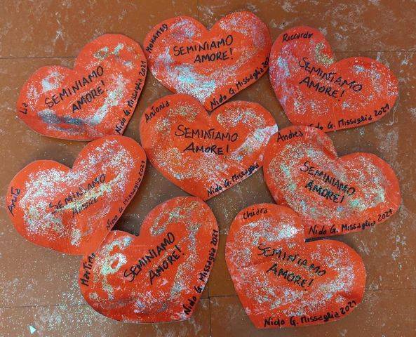 I cuoricini dei bambini per San Valentino