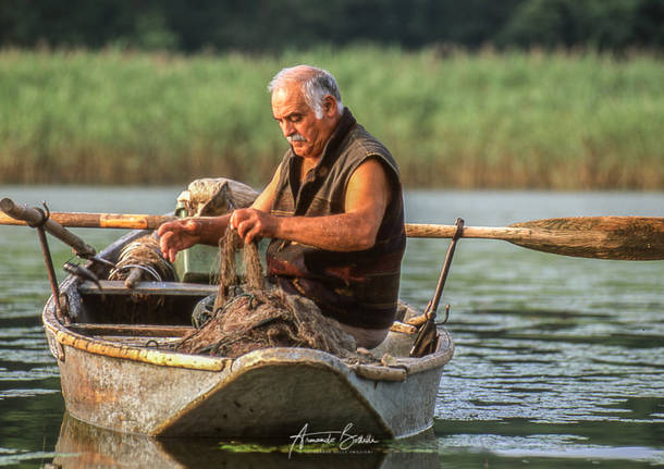 Il Negus, il pescatore di Cazzago Brabbia 