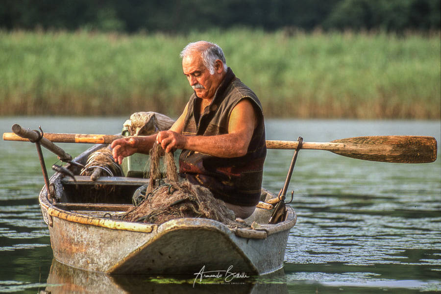 Il Negus, il pescatore di Cazzago Brabbia 