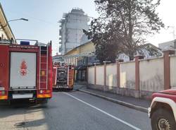 Incendio a Castellanza 2 febbraio