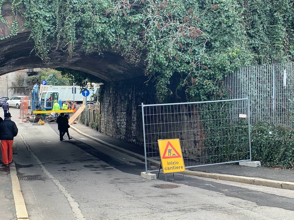 Lavori in via del Ponte, chiuso un tratto di via Maspero