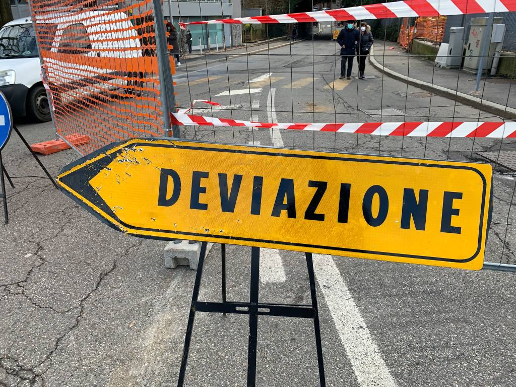 Lavori in via del Ponte, chiuso un tratto di via Maspero