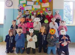 Mascherine di carnevale alle scuole Melzi di Legnano 