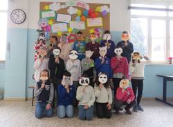 Mascherine di carnevale alle scuole Melzi di Legnano 