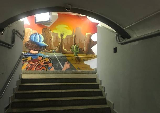 Murales sottopasso stazione