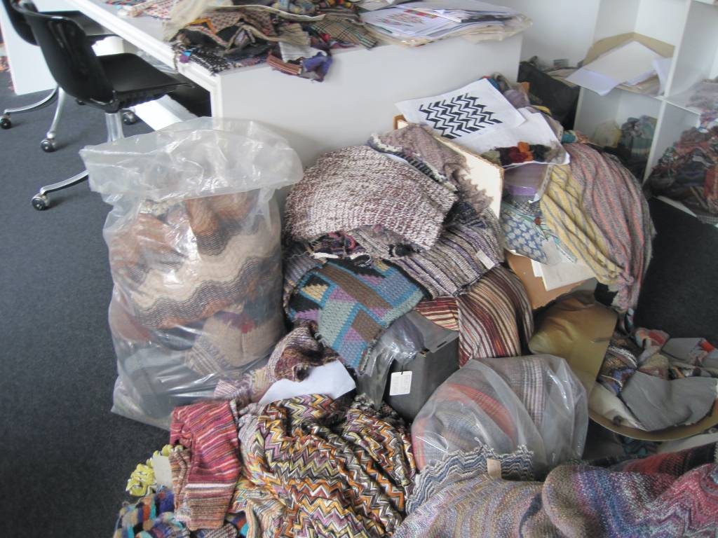 Nello studio di Ottavio Missoni - le nuove foto per il centenario