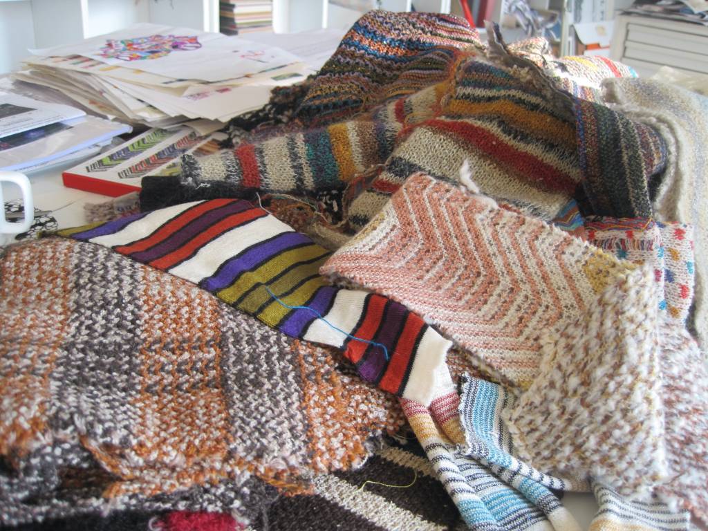Nello studio di Ottavio Missoni - le nuove foto per il centenario
