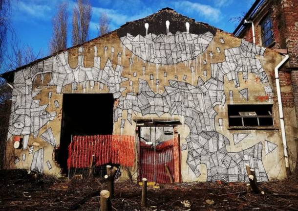 Nuovi murales all’ex Isotta Fraschini di Saronno