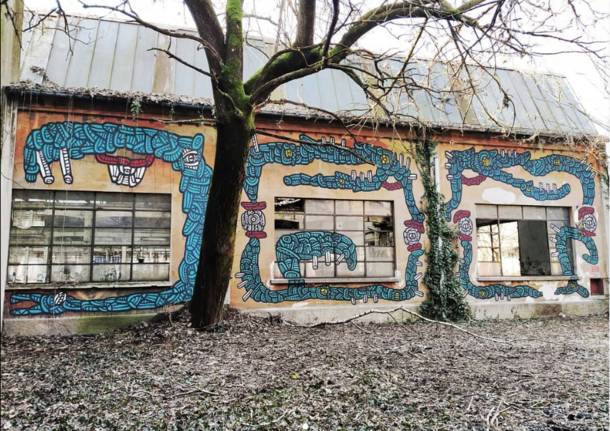 Nuovi murales all’ex Isotta Fraschini di Saronno