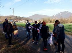 Raccolta di rifiuti ad Arcisate