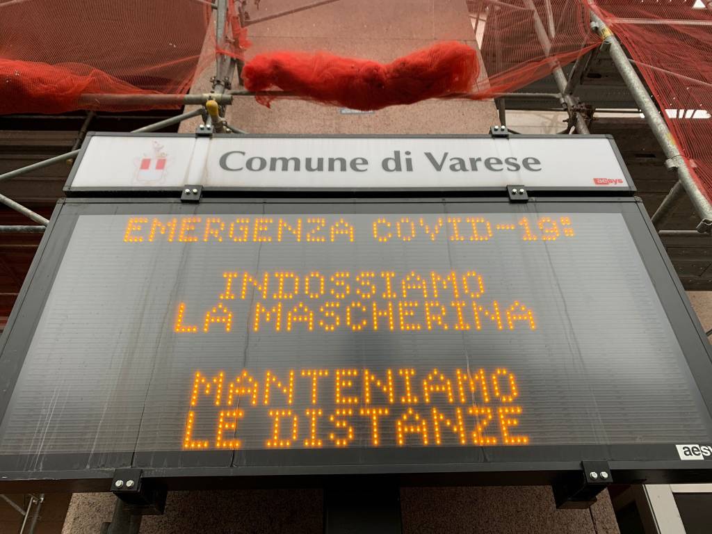 Varese in zona gialla