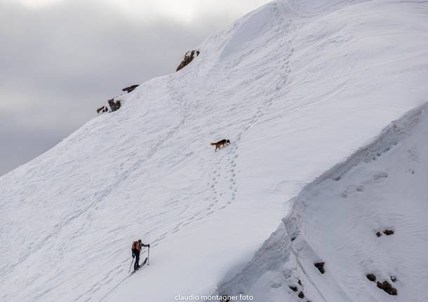 Verso la cima del Sasso Bianco ( val Intelvi )