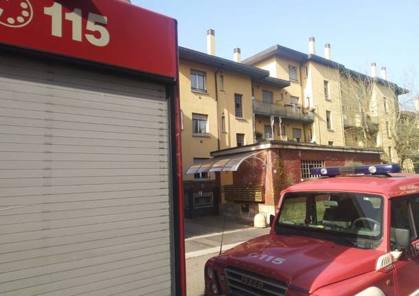 zerbino in fiamme Legnano via torino