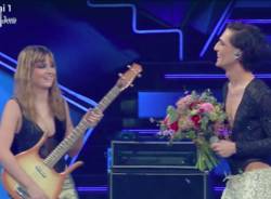 A Sanremo il fascino rock di Damiano dei Maneskin