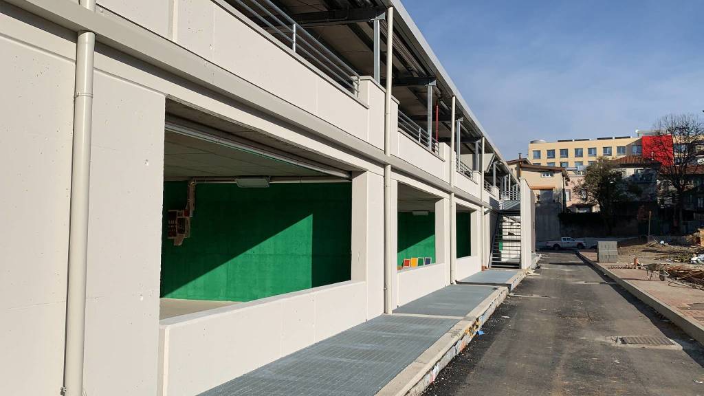 Alle ultime battute il cantiere del parcheggio del Ponte