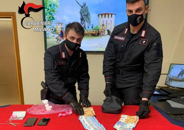 Carabinieri Legnano spaccio di droga marzo 2021