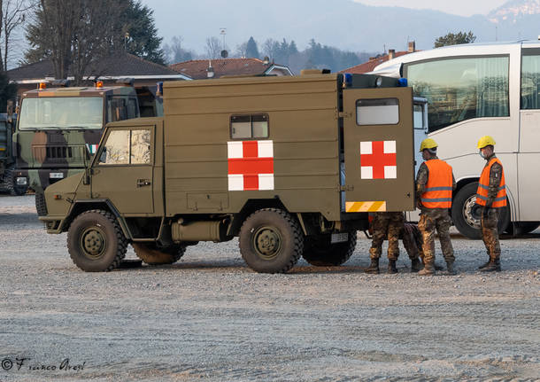 Postazione per la vaccinazione alla Schiranna