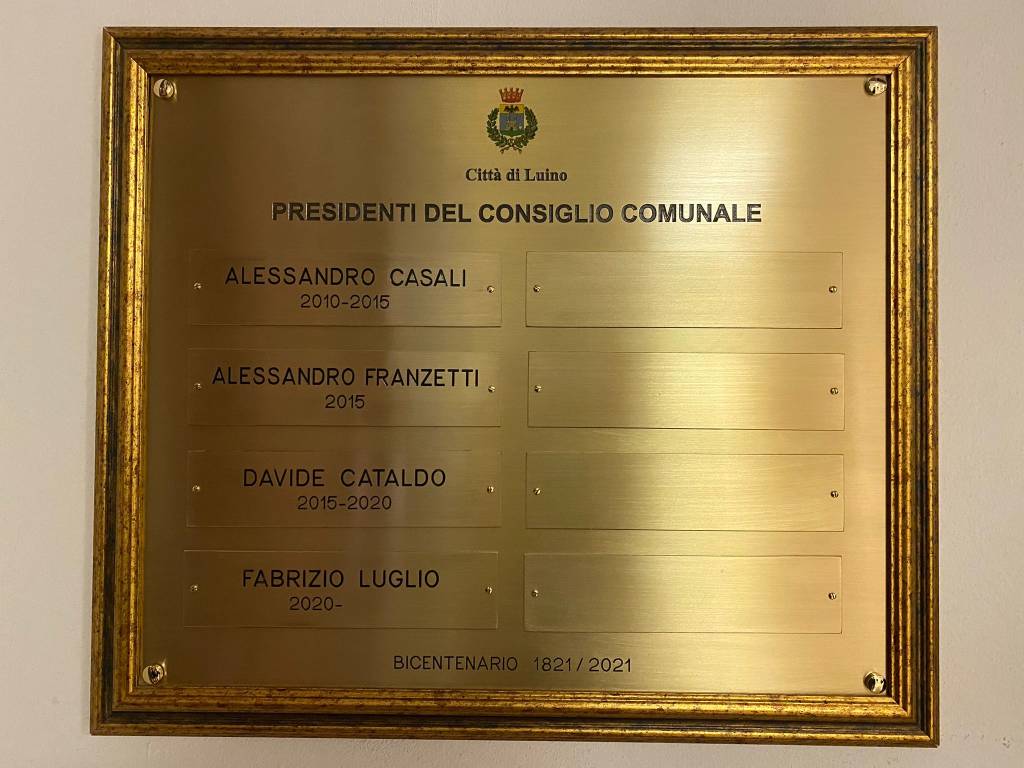 I 200 anni del consiglio comunale d Luino