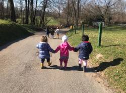 Educazione in natura all'asilo Ugo Bassi di Inarzo